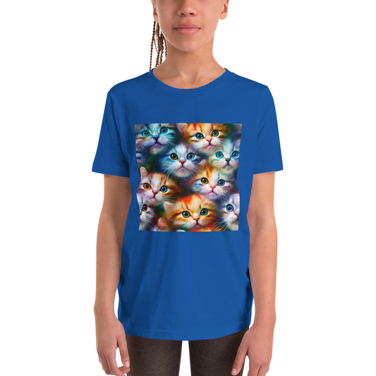 Repeating Pattern Cat T-shirt